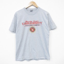 M★古着 ヘインズ Hanes 半袖 ビンテージ Tシャツ メンズ 00年代 00s USMC クルーネック グレー 霜降り 25sep05 中古