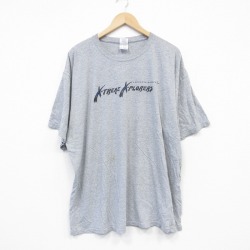 XL★古着 半袖 ビンテージ Tシャツ メンズ 00年代 00s エクストリーム 大きいサイズ クルーネック グレー 霜降り 25sep03 中古