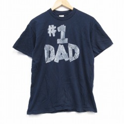 00s 半袖Tシャツ DAD ネイビー M | 古着