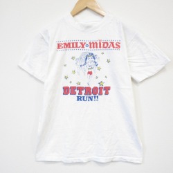 【50%OFF】ヘインズ 80s 半袖Tシャツ デトロイト ホワイト M | 古着