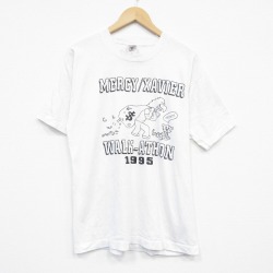L★古着 フルーツオブザルーム 半袖 ビンテージ Tシャツ メンズ 00年代 00s 鳥 クルーネック 白 ホワイト 25sep06 中古