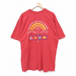 00s 半袖Tシャツ FOLLOW レッド XL | 古着