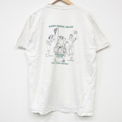 90s 半袖Tシャツ メディカルカレッジ ホワイト XL | 古着