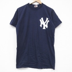 マジェスティック 00s 半袖Tシャツ ニューヨークヤンキース ネイビー M | 古着