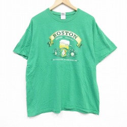 00s 半袖Tシャツ ボストン グリーン XL | 古着