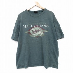 00s 半袖Tシャツ HALL グリーン XL | 古着