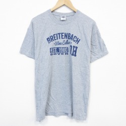 L★古着 半袖 ビンテージ Tシャツ メンズ 00年代 00s OH クルーネック グレー 霜降り 25sep11 中古