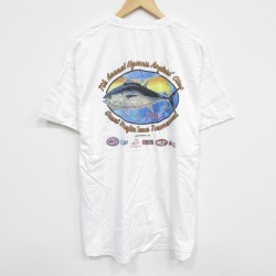 XL★古着 ヘインズ Hanes 半袖 ビンテージ Tシャツ メンズ 00年代 00s マグロ クルーネック 白 ホワイト 25sep11 中古