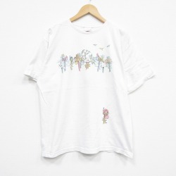 XL★古着 半袖 ビンテージ Tシャツ メンズ 00年代 00s 鳥小屋 コットン クルーネック USA製 白 ホワイト 25sep12 中古
