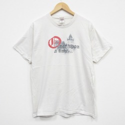 L★古着 フルーツオブザルーム 半袖 ビンテージ Tシャツ メンズ 00年代 00s 城 コットン クルーネック 白 ホワイト 25sep12 中古