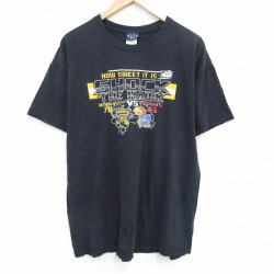 00s 半袖Tシャツ SHOCK ブラック XL | 古着