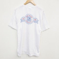 XL★古着 ヘインズ Hanes 半袖 ビンテージ Tシャツ メンズ 00年代 00s NBTバンク クルーネック 白 ホワイト 25sep16 中古