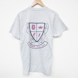 L★古着 スクリーンスターズ 半袖 ビンテージ Tシャツ メンズ 90年代 90s ノーベンバー クルーネック USA製 薄グレー 霜降り 25sep17 中古
