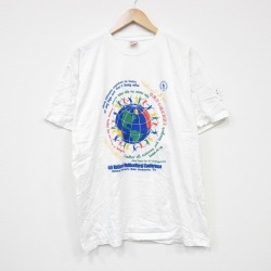 00s 半袖Tシャツ 地球 ホワイト XL | 古着