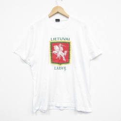 スクリーンスターズ 80s 半袖Tシャツ LAISVE ホワイト XL | 古着