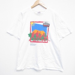 フルーツオブザルーム 00s 半袖Tシャツ ウォーク企業広告 ホワイト XL | 古着