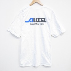 00s 半袖Tシャツ ALLTEL ホワイト XL | 古着