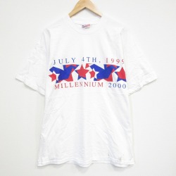 00s 半袖Tシャツ ミレニアム ホワイト XL | 古着