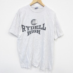 XL★古着 All Sport 半袖 ビンテージ Tシャツ メンズ 90年代 90s RYDELL コットン クルーネック USA製 薄グレー 霜降り 25sep24 中古