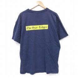 00s 半袖Tシャツ Ledger ネイビー XL | 古着