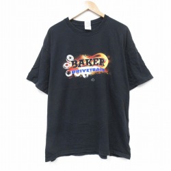 BAKER 00s 半袖Tシャツ ブラック XL | 古着