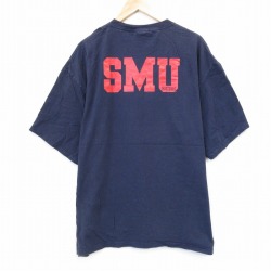 ジャンスポーツ 00s 半袖Tシャツ SMU ネイビー XL | 古着