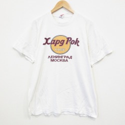フルーツオブザルーム 90s 半袖Tシャツ MOCKBA ホワイト XL | 古着