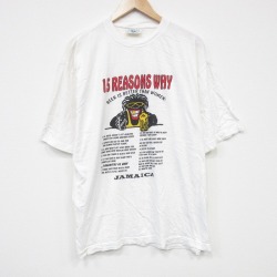 00s 半袖Tシャツ ジャマイカ ホワイト XL | 古着