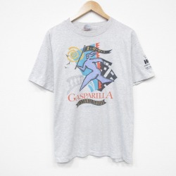 ヘインズ 90s 半袖Tシャツ GASPARILLA グレー L | 古着