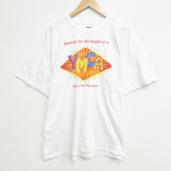 00s 半袖Tシャツ YMCAプリント ホワイト XL | 古着