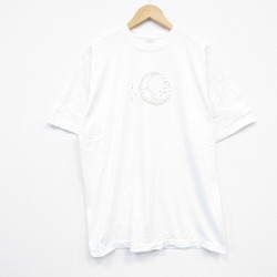 90s 半袖Tシャツ 月 ホワイト XL | 古着