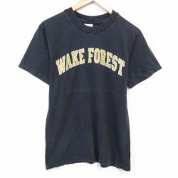 00s 半袖Tシャツ WAKE ブラック M | 古着
