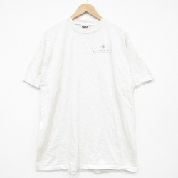 XL★古着 TULTEX 半袖 ビンテージ Tシャツ メンズ 90年代 90s patient コットン クルーネック 白系 26mar11