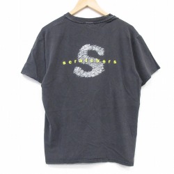 XL★古着 ヘインズ 半袖 ビンテージ Tシャツ メンズ 00年代 00s S コットン クルーネック 黒 26mar11