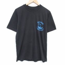 L★古着 ヘインズ 半袖 ビンテージ Tシャツ メンズ 90年代 90s 死神 クルーネック USA製 黒 26mar19