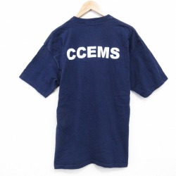 00s 半袖Tシャツ CCEMS ネイビー XL | 古着