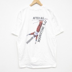 XL★古着 半袖 ビンテージ Tシャツ メンズ 00年代 00s コットン クルーネック 白 26mar30