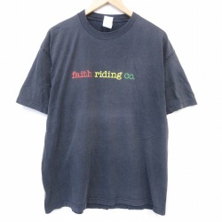 00s 半袖Tシャツ faith ブラック XL | 古着