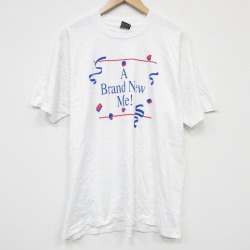 XL★古着 フルーツオブザルーム 半袖 ビンテージ Tシャツ メンズ 90年代 90s Brand 大きいサイズ クルーネック USA製 白 26apr01