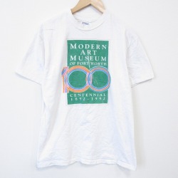 L★古着 ヘインズ 半袖 ビンテージ Tシャツ メンズ 90年代 90s MODERN コットン クルーネック USA製 白 26apr01