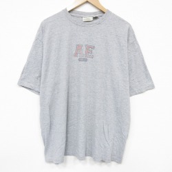 XL★古着 アメリカンイーグル 半袖 ビンテージ Tシャツ メンズ 00年代 00s AE 大きいサイズ クルーネック グレー 霜降り 26apr02