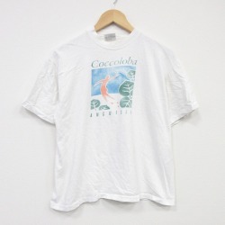 M★古着 ヘインズ 半袖 ビンテージ Tシャツ メンズ 80年代 80s Coccdoba コットン クルーネック USA製 白 26apr03