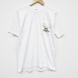 M★古着 フルーツオブザルーム 半袖 ビンテージ Tシャツ メンズ 90年代 90s ジョージア 胸ポケット付き クルーネック USA製 白 26apr03