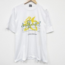 XL★古着 フルーツオブザルーム 半袖 ビンテージ Tシャツ メンズ 90年代 90s フェスティバル クルーネック USA製 白 26apr03