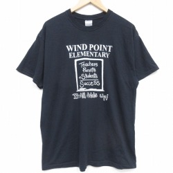 ジャージーズ 半袖Tシャツ WIND ブラック XL | 古着