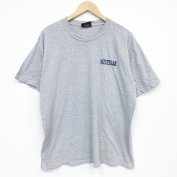 スティーブ&バリーズ 00s 半袖Tシャツ ミシガン グレー XL | 古着