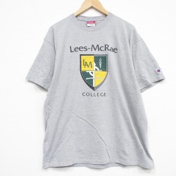 チャンピオン 00s 半袖Tシャツ カレッジ グレー XL | 古着