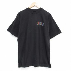 L★古着 半袖 ビンテージ Tシャツ メンズ 00年代 00s ジャマイカ コットン クルーネック 黒 26apr25