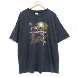 XL★古着 半袖 ビンテージ Tシャツ メンズ 00年代 00s カベラス キジ 大きいサイズ コットン クルーネック 黒 26apr25