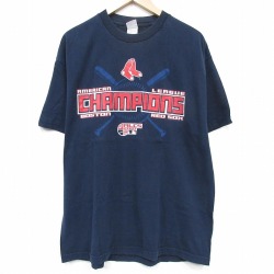 00s 半袖Tシャツ ボストンレッドソックス ネイビー XL | 古着
